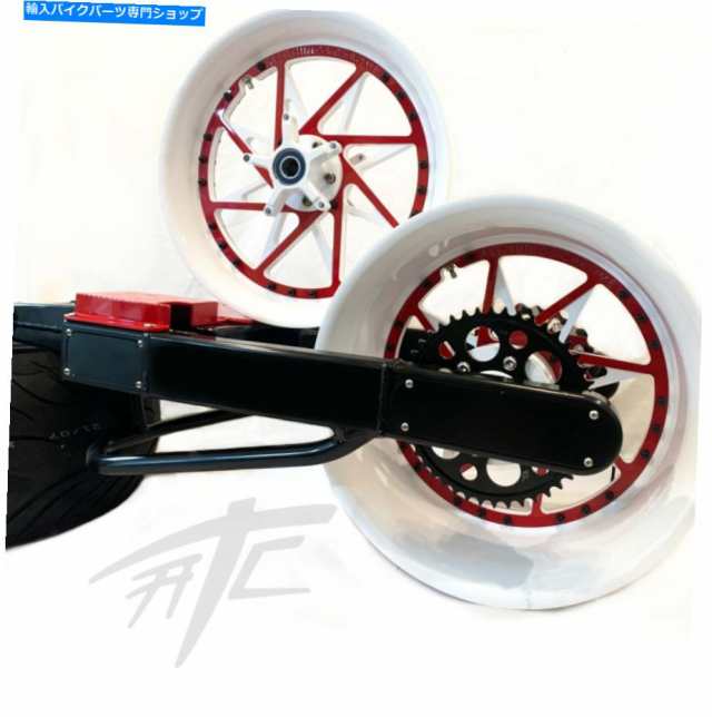 ホイール Ninja 360 OSD脂肪タイヤキットホワイト＆レッドスイッチバックホイール04-15川崎忍者ZX10 NINJA 360 OSD FAT TIRE KITの通販は 1,976,040円