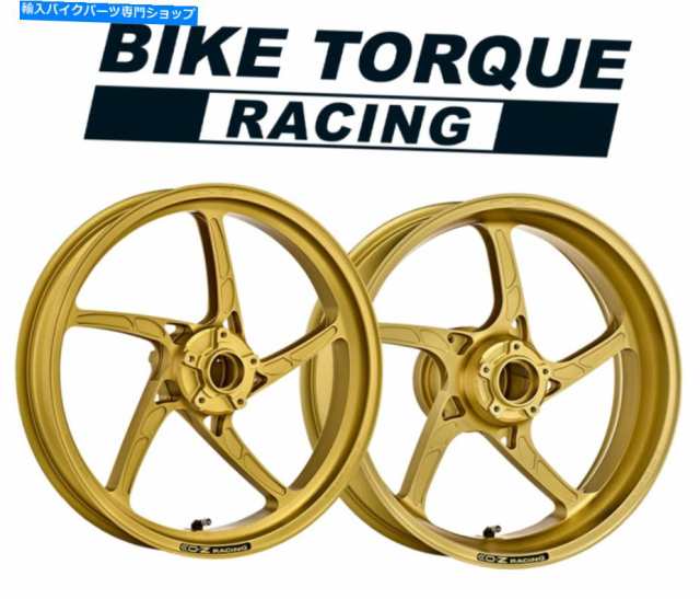 ホイール オズ。鈴木gsxr1000 K9-L6（非ABS）09-16に合うPiega Gold合金ホイール O.Z. Piega Gold  Alloy Wheels to fit Suzuki Gの通販は