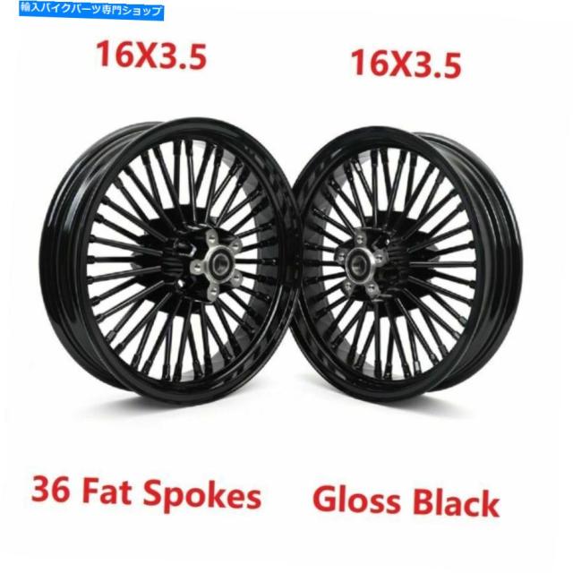 ホイール 16×3.5 "ハーレーソフトファットボーイヘリテージFlstf Flstcのための太ったスポークホイールリム 16X3.5" Fat Spoke の通販は