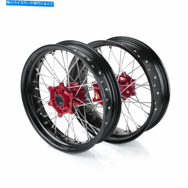 ホイール スーパーモトホイールセットホイール17 3.5 17 4.25ホンダCRF450R CRF250R CRF125 supermoto wheel set wheels 17 3.5 の通販は