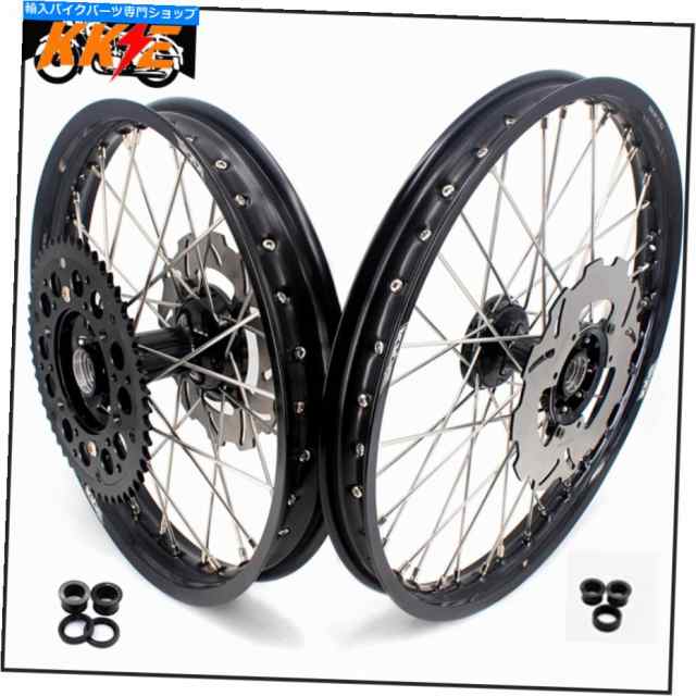 ホイール KKE 21/19 "MXキャスティングホイールセットフィットホンダCRF250R CRF450R 2015-2021 260mmディスク KKE 21/19“ MX Cの通販は