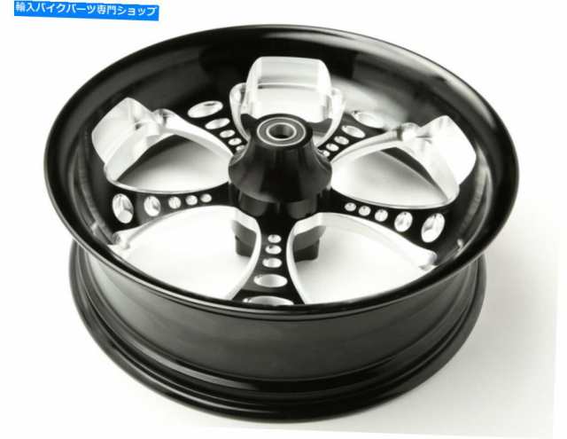 ホイール ブラックファットフロント18x5.5 "ビレットアメリカホイールハーレー - ダビッドソン2014-22ストリートグライド Black の通販は