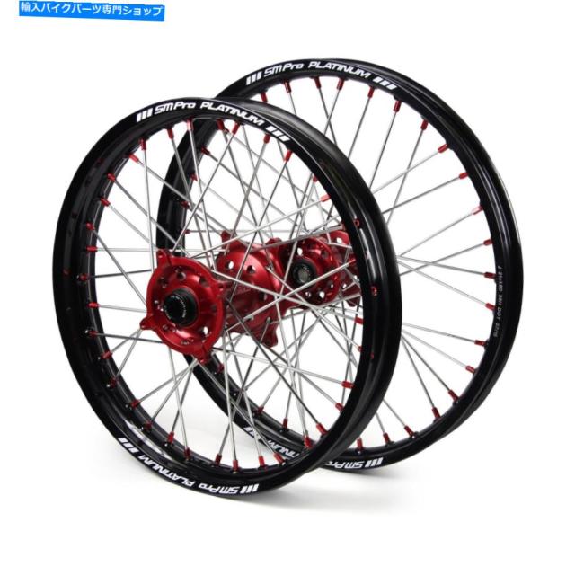 ホイール ホンダCR125 2007 2008 2009 2010ホイールセットレッドブラック19 "21"ホイールリム Honda CR125 2007 2008 2009 2010 の通販は