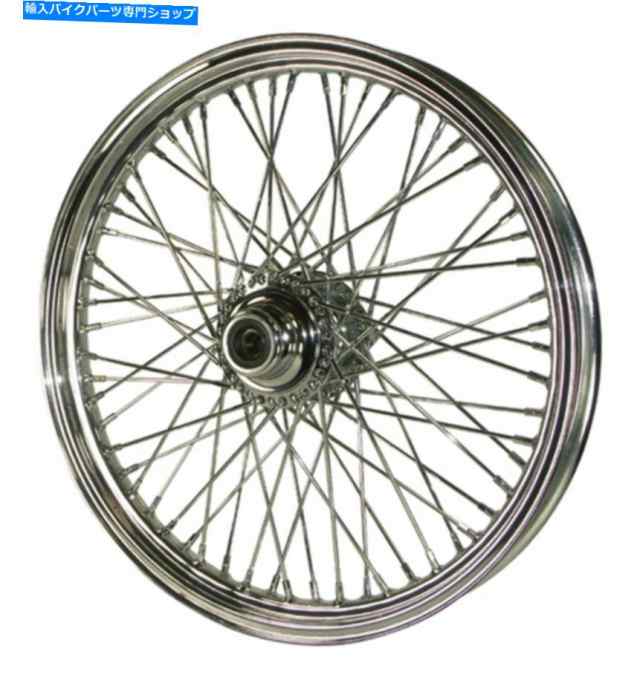 ホイール 21x2.15 "60スポークフロントカスタムホイール部品用ハーレーFXST＆FXDWG DYNA WG 21X2.15" 60 SPOKE FRONT CUSTOM WHEの通販は 187,440円