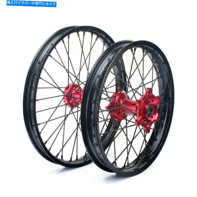 ホイール 21 "19" MX前輪輪リムハブCR250R CR250R 2002年 - 2013年CRF450R 21" 19" MX Front Rear Wheel Rim Hubs For Honda CR1の通販は