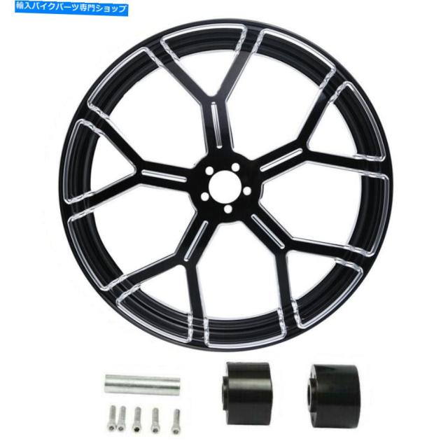 ホイール 21x3.5''rone wheel w / dual discホイールハブフィットハーレーロードグライド08-21 21X3.5''Front Wheel Rim w/ Dualの通販は