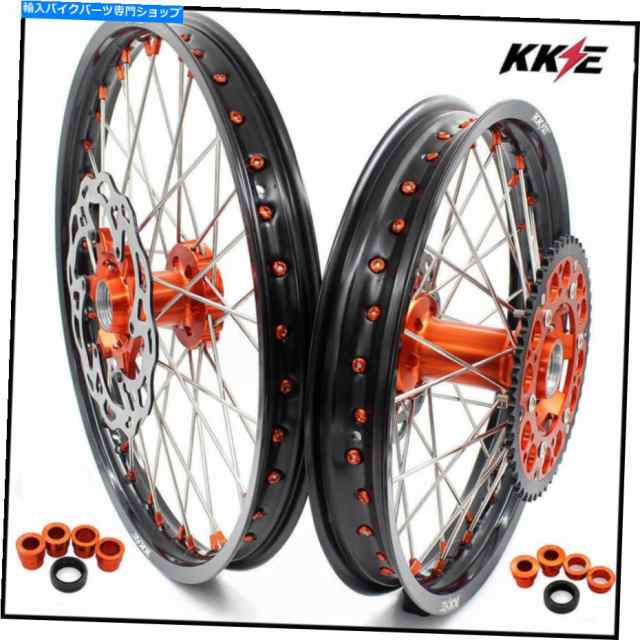 ホイール KKE 21/19 KTM SX SXF XC XCF 125-530CC 2003-2021ディスク用KKE 21/19 MXオートバイホイール KKE 21/19 MX Motorcycleの通販は