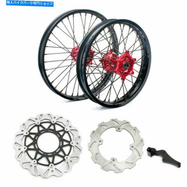 ホイール 21 "+18"前後輪ローターセット用ホンダCRF250R CRF450R 04-12 CR125R CR250R 21"+18" Front Rear Wheel Rotor Set For の通販は 179,520円