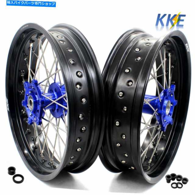 ホイール KKE 17 "CNC Supermoto Motard Wheels Rims for WR250F 2001-2018 WR450F 2003-2018 KKE 17" CNC Supermoto Motard Wheの通販は