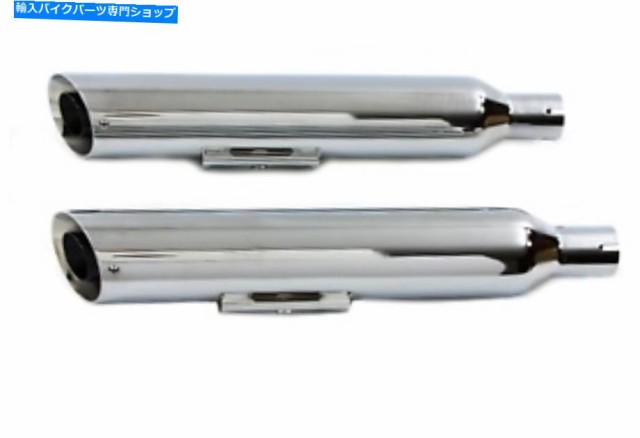 マフラー スラッシュスリップオンマフラーセット。ハーレーディナのために Down Slash Slip-On Muffler Set. for Harley Dynaの通販は