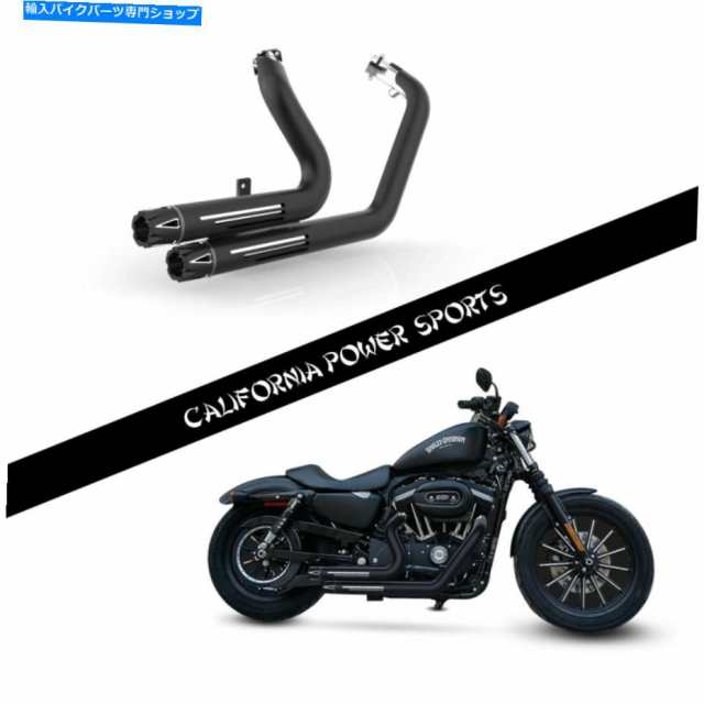 マフラー ハーレー2004 2013 XL883C x48 v72鉄883 M1のためのパイプマフラー排気フィットのスリップ SLIP ON PIPE MUFFLER EXHAUの通販は