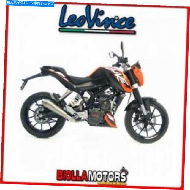 マフラー 8566サイレンサーレヴィンスKTM Duke 125 2011-2016 GPスタイルのinox / inox 8566 SILENCER LEOVINCE KTM DUKE 125 20の通販は