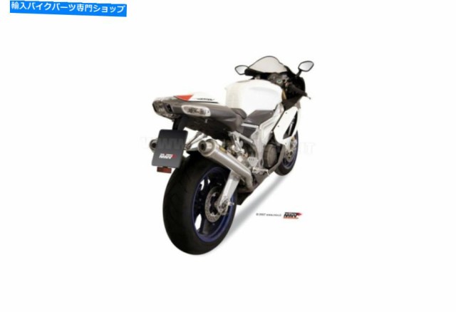 マフラー MIVVエキゾーストマフラーX-CONE STEEL APLILIA RSV 1000 2006 06 Mivv Exhaust Mufflers X-cone Steel Aprilia Rsv 10の通販は