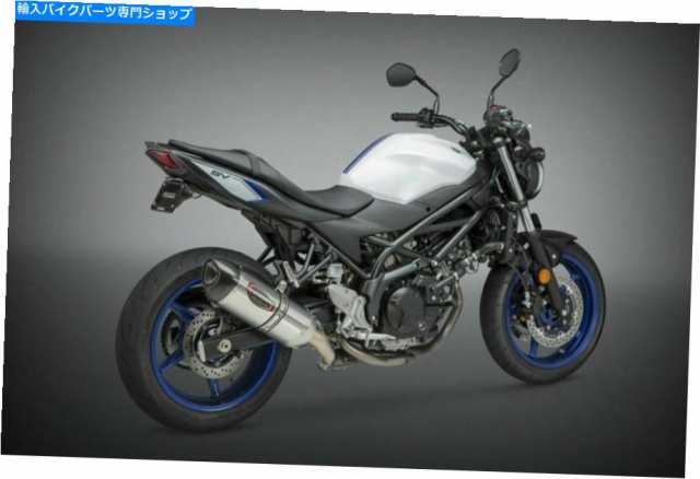 マフラー 吉村ストリートアルファスリップオン排気SS-SS-CFスズキSV650 2017-2020 11670BM52 Yoshimura  Street Alpha Slip-On Exの通販は - マフラー
