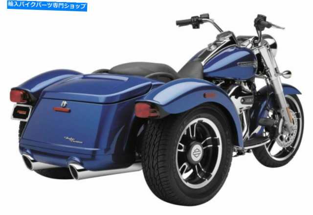 マフラー COBRA 909-Twins 4 "スリップオンマフラークロム - 6302 Cobra 909-Twins 4" Slip-on Muffler Chrome - 6302の通販は