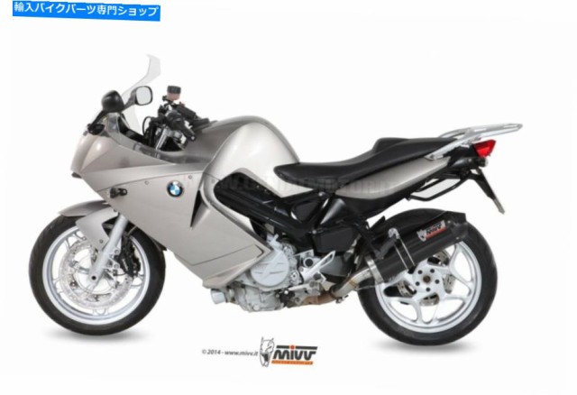 マフラー カーボンキャップBMW F 800 S ST 2009 09のMIVV排気マフラー