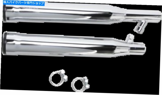 マフラー コブラ3in。 Racepro Tips Chrome 6050を搭載したスリップオンマフラー Cobra 3in. Slip-On Muffler with RacePro Tipsの通販は