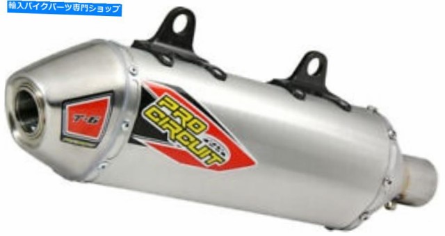 マフラー KTM 350 SX-F 2016 0151635A用PRO回路T-6マフラー排気スリップスリップ Pro Circuit T-6 Slip On Muffler Exhaust For の通販は