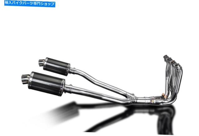 マフラー 川崎コンロール14飾りフル4-2エキゾースト9 "カーボンオーバルマフラー08-21 Kawasaki Concours 14 Delkevic Full 4-2 の通販は