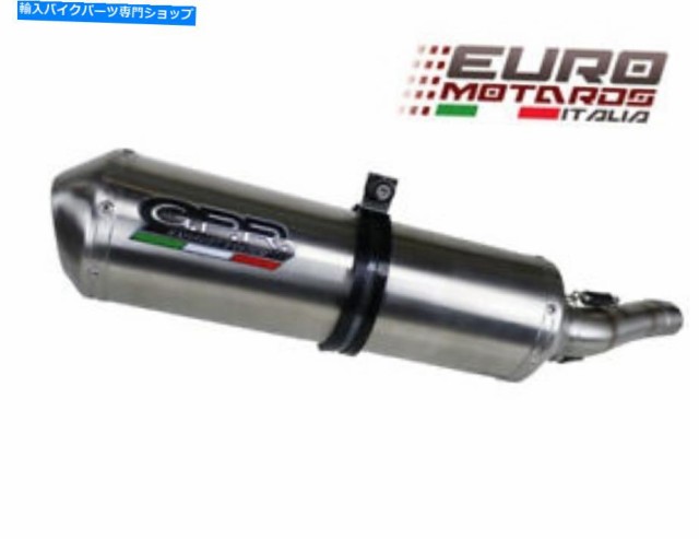 マフラー Kawasaki versys 650 2017-2019 GPRエキゾースト全システムSatinox Road Legal Muffler Kawasaki Versys 650 2017-2019の通販は