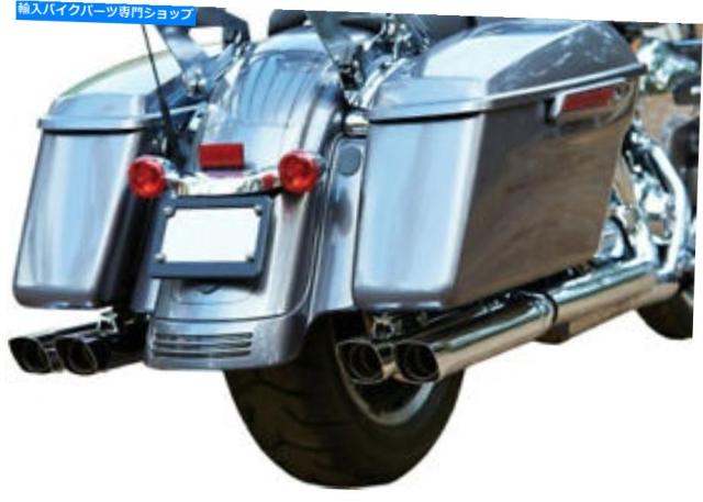 マフラー Firebrand 10-1004スリップオンマフラーを粉砕します FIREBRAND 10-1004 Double Down Slip-On Mufflersの通販は