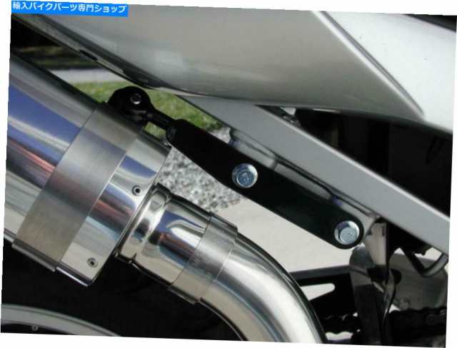 マフラー 2003スズキSV-650ホールシュートハイマウントマフラーブラケット 2003 Suzuki SV-650 Holeshot High Mount Muffler Braの通販は