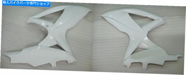フェアリング スズキGSXR GSX-R 600 750 K8 2008-2010ホワイトの左右のフェアリング Right and left side Fairings For Suzuki Gの通販は