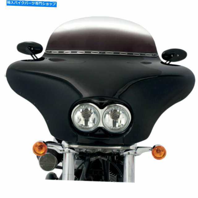 フェアリング メンフィスシェードバットウィングフェアリング - 脂肪ボブ（ブラック）MEM7161 Memphis Shades Batwing Fairing -の通販は