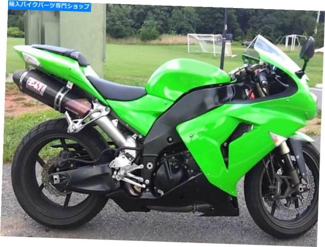 フェアリング 川崎緑のブラックABSフェアリング2006 2007 ZX10R注入型D007 Fit for Kawasaki Green Black ABS Fairing 2006 2007の通販は