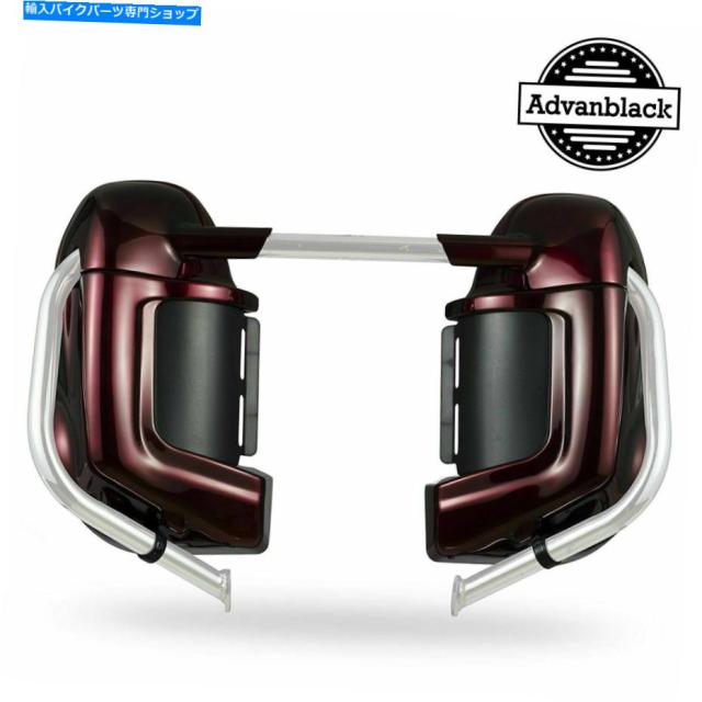 フェアリング 83-13ハーリーツーリングのためのAdvanblack Mysterious Red Sunglo Loweringフェアリング Advanblack Mysterious の通販は
