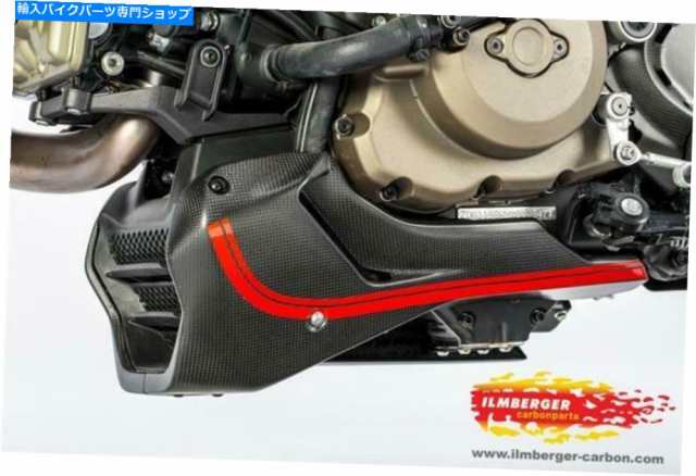 フェアリング Ilmberger Matt Carbon Fiber Bellypan Lower Fairing Ducati Monster 1200 S R 2014 Ilmberger MATT Carbon Fibreの通販は