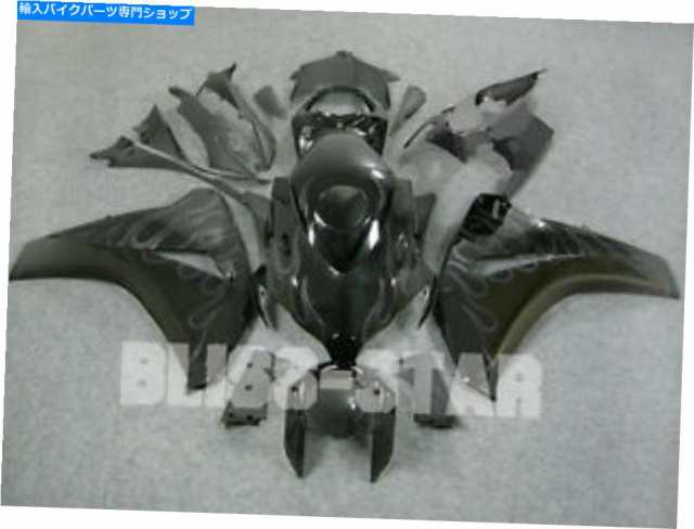 フェアリング ブラック光沢のある注入フェアリングキットフィットセットCBR1000RR 2008-2011 88 B7 Black Glossy INJECTION Fairの通販は