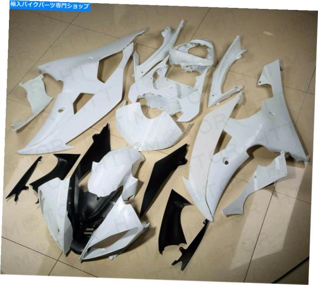 フェアリング 2008 - 2015年ヤマハYZF R6のためのHongkの未塗装白い注入のプラスチックフェアリングフィット HongK Unpainted Whの通販は