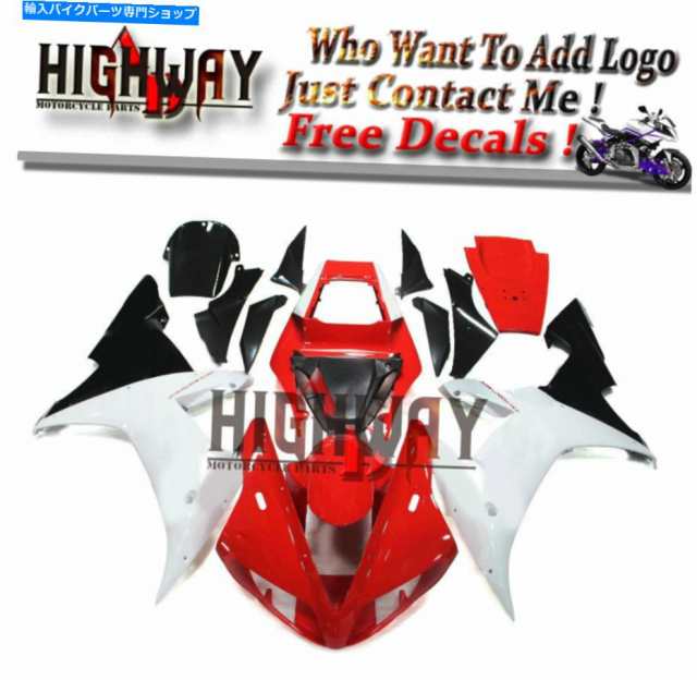 フェアリング MOTORRADマークチェアリングカットプリンバットヤマハYZF R1 02-03サイトカッパブラック - オリジナルのタイトルをの通販は