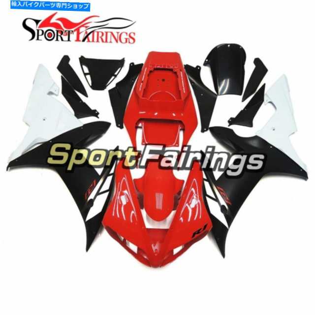 フェアリング ヤマハYZF R1 2002 2003フェアリゾーンYZF1000 02 03レッドブラックホワイト Body Work for Yamaha YZF R1 2002 20の通販は