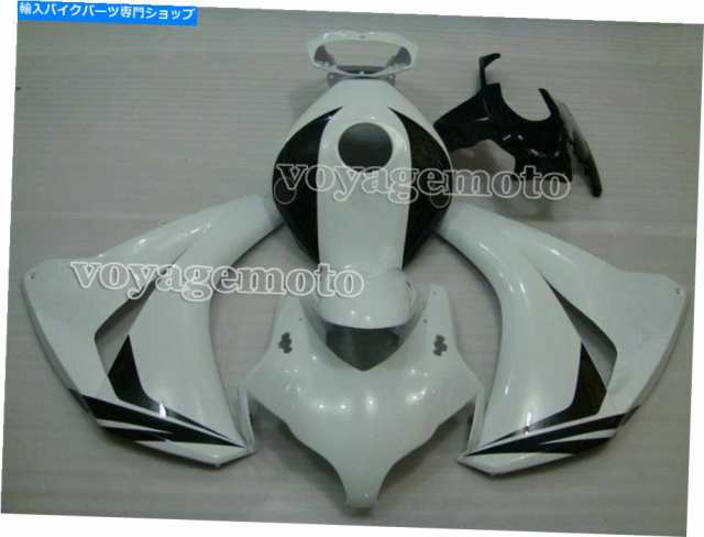 フェアリング ホンダ2008-2011 CBR 1000RRのための新しい白い黒い注入のプラスチックキットのフェアリングフィット New White  Bl 国内認定代理店 カー用品・バイク用品