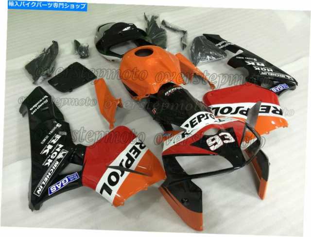 フェアリング 注入プラスチックフェアリングキットフィット05-06 CBR 600 RR F5レッドオレンジブラックAAQ Injection Plastics Fの通販は