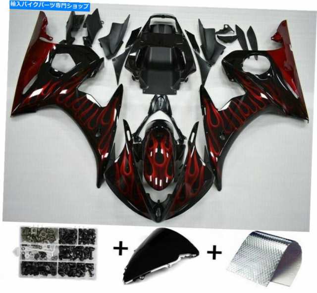 フェアリング ヤマハ2005 YZF R6 EP UNのためのフェアリングインジェクションプラスチックキットの炎w /ボルトフィット Fairing の通販は 82,764円