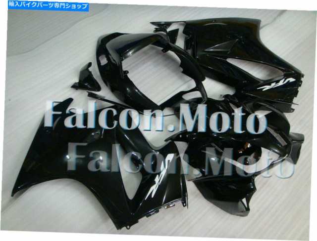 フェアリング ホンダVFR800 VFR 800 2002-2012用光沢のあるブラックインジェクションボディワークフェアリングキット Glossy Blaの通販は