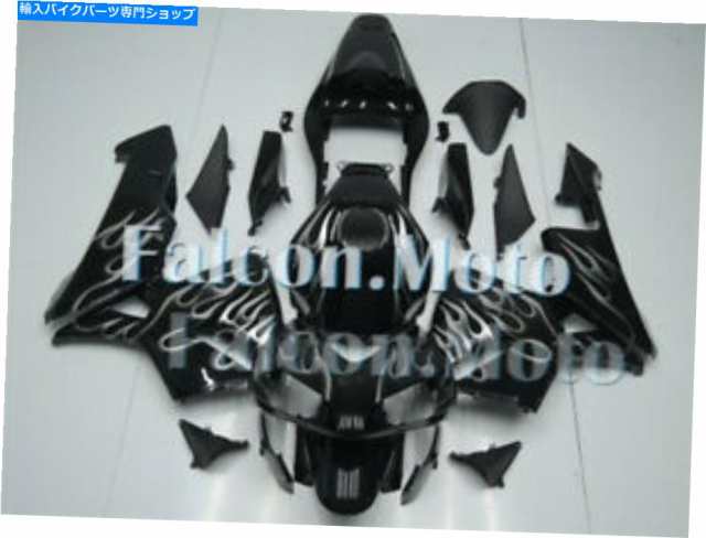 フェアリング CBR 600RR 2005 2006 F5 ABKのための白い炎の黒い注入のボディキットフェアリングフィット White Flame Black Injeの通販は