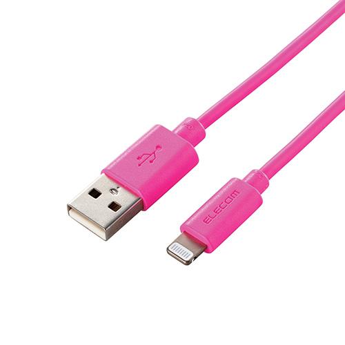 【5個セット】エレコム Lightningケーブル/スタンダード/0.5m/ピンク MPA-UAL05PNX5の通販は