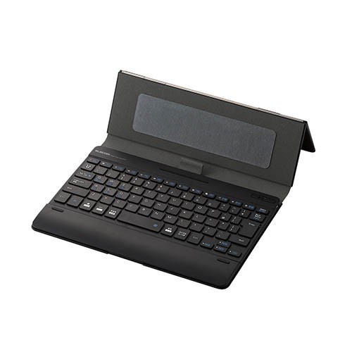 エレコム Bluetoothキーボード/ケース一体型/無段階角度調整/マルチペアリング対応/汎用/ブラック TK-CAP02BKの通販は