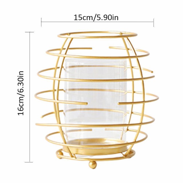 北欧のアイデア 金色の幾何 金属のろうそくの台 ロマンチックな食卓 台を置いて撮影 道具のろうそく台の置物 D 100の通販はau Pay マーケット オータムネットショップ