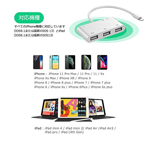 送料無料 Iphone Ipad Sd カードリーダー Lightning Sdカードリーダー Ios13対応 双方向データ転送 6in1 外付メモリー カードリーダの通販はau Pay マーケット Corail Bleu Au Pay マーケット店