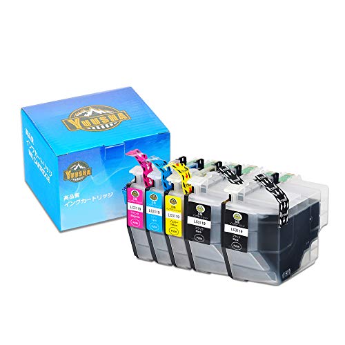 送料無料 Yuusha Lc3119 5個セット 4色セット1bk Brother ブラザー 互換インクカートリッジ Lc3119 4pk Icチップ残量表示機能付け の通販はau Pay マーケット Sflow