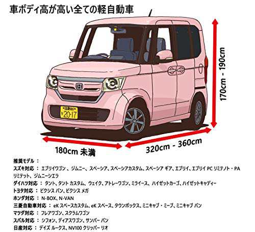 送料無料 ボディーカバー 裏起毛 車カバー 軽自動車 4層構造 防水防塵防輻射紫外線 四季対応 カーカバー 軽自動車 対応 不織布 365 の通販はau Pay マーケット Sflow