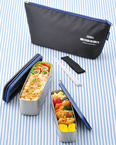 送料無料 サーモス フレッシュランチボックス 2段式 815ml ブラック Dsa 801w Bkの通販はau Pay マーケット Odd Eye