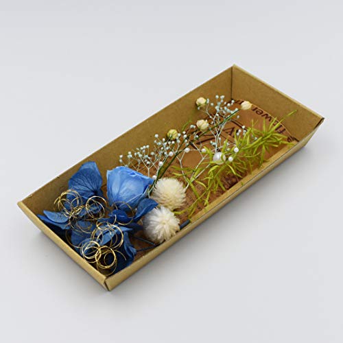 送料無料 ハーバリウム 花材のみ バラ あじさい かすみ草 パール プリザーブドフラワー キット スカイブルー の通販はau Pay マーケット Odd Eye