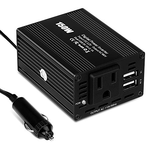 送料無料 カーインバーター Gugusure 150w シガーソケット 車載充電器 Usb 2ポート Acコンセント1口 正弦波 Dc12vをac100vに変換 シの通販はau Pay マーケット Odd Eye