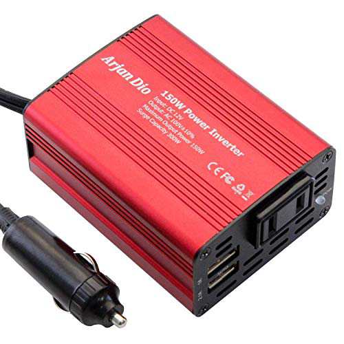 配送無料 Arjandio インバーター 12v シガーソケット コンセント カーインバーター 150w Usb 車載充電器 Dc 12v Ac 100v 国内メーカの通販はau Pay マーケット マイハニーハント